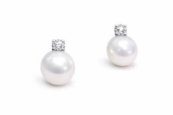 Orecchini Idee Preziose dal 1987 Donna in Oro bianco Perla IP.OK18B/21P - IP.OK18B/21P